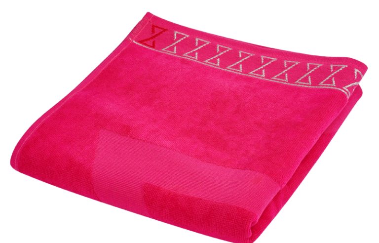 Pink prémium nyírt törölköző, 90*150 cm